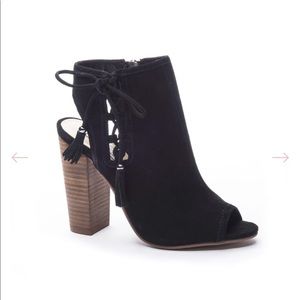 Kristin Cavallari peep toe bootie